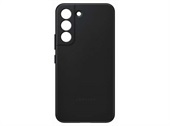 Samsung Galaxy S22 Leather Cover - Black